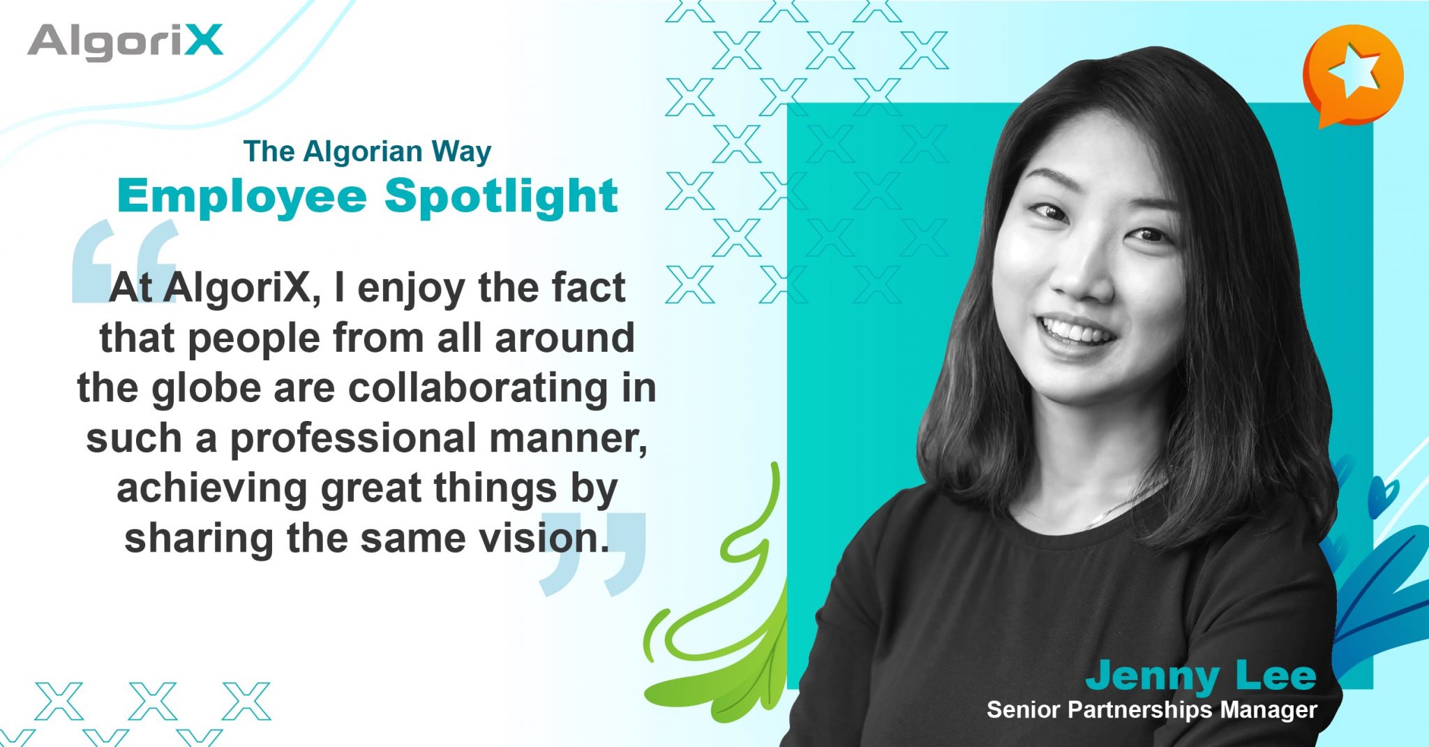 New Employee Spotlight: Jenny Lee, AlgoriX Senior Partnerships Manager