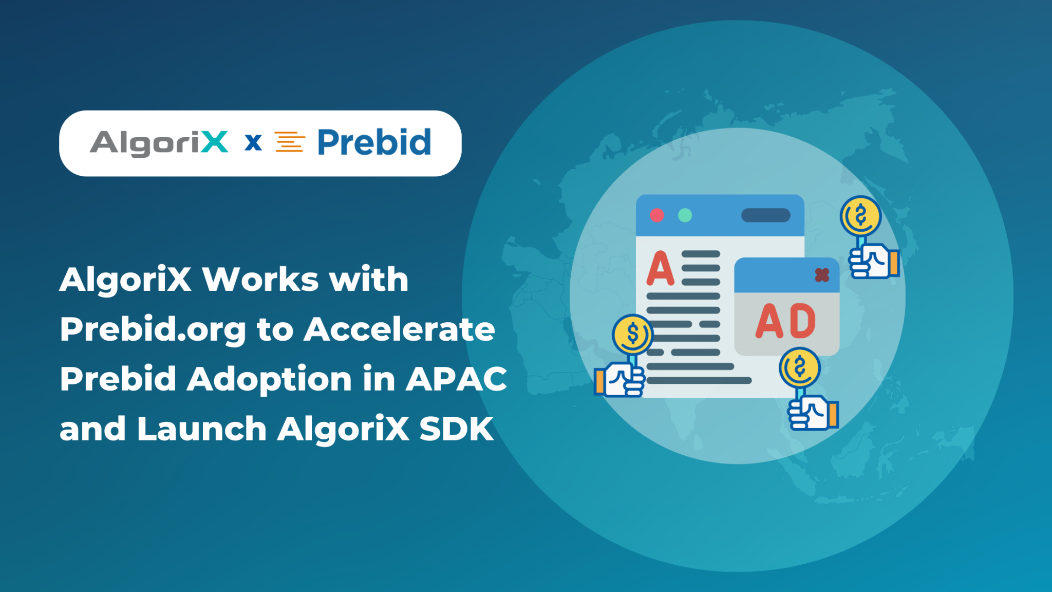 AlgoriX Works with Prebid.org to Accelerate Prebid Adoption in APAC and Launch AlgoriX SDK