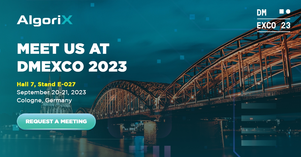 Join AlgoriX at DMEXCO 2023